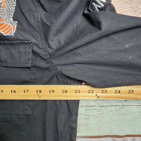 Pacsun Embroidered Dragon Shirt Jacket, Men's Small - Picture 14 of 14